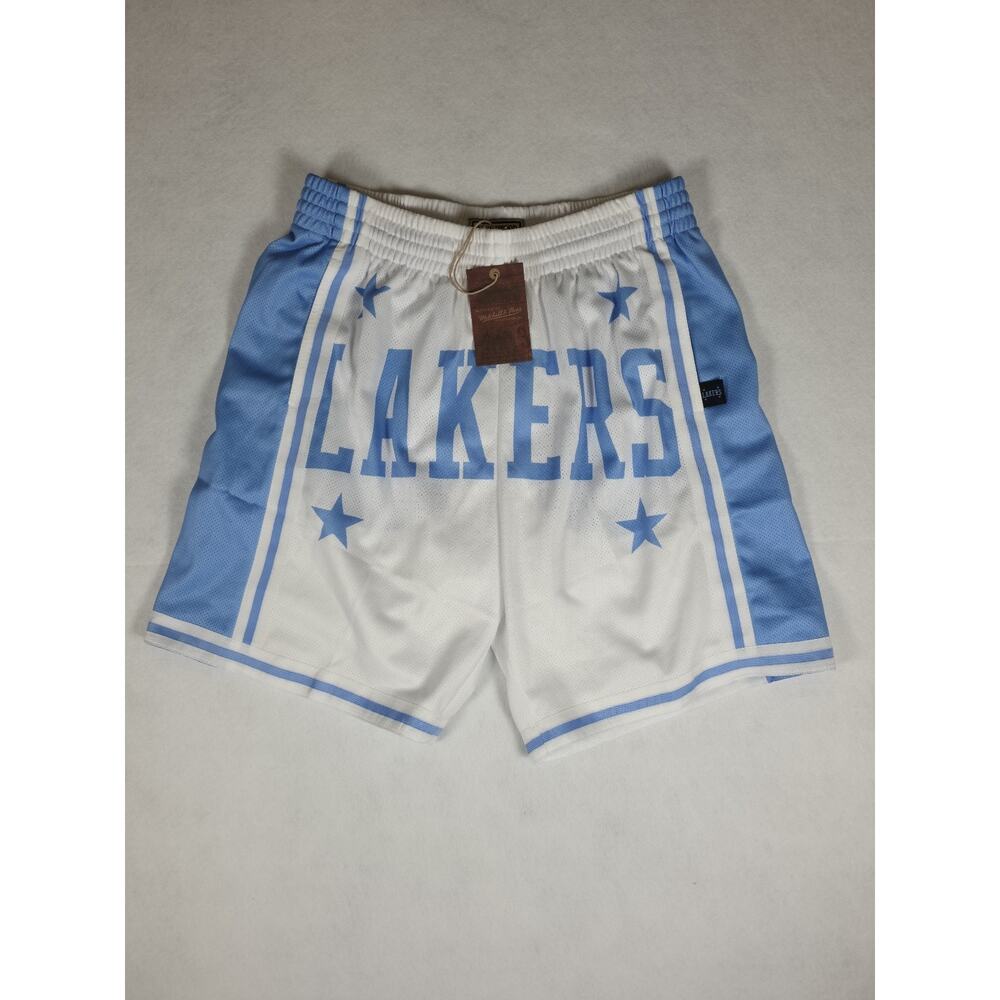MITCHELL & NESS MENS NBA HARDWOOD BASKETBALL SHORTS LA LAKERS Size Large NWT